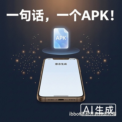 一句话，一个APK！ibbot手机开启移动应用“意念生成”新纪元